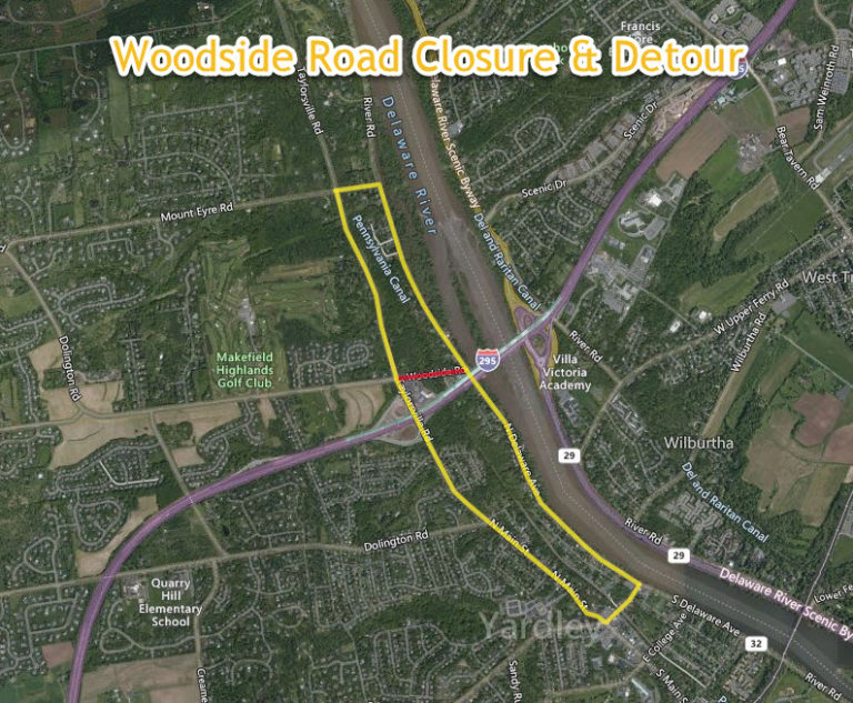 Woodside Road Set To Close In Lower Makefield Township TMA Bucks